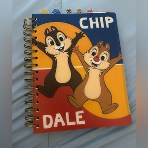 Disney Chip and Dale Spiral Tab Journal